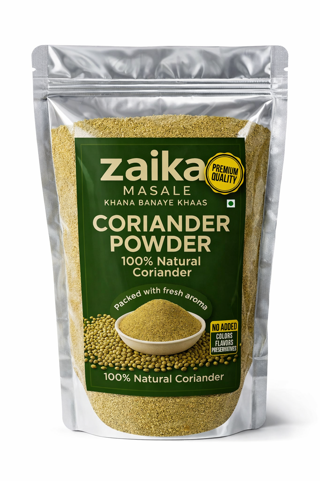 Zaika Masale Premium Coriander Powder | Rich Color, Bold Flavor & Authentic Indian Spice