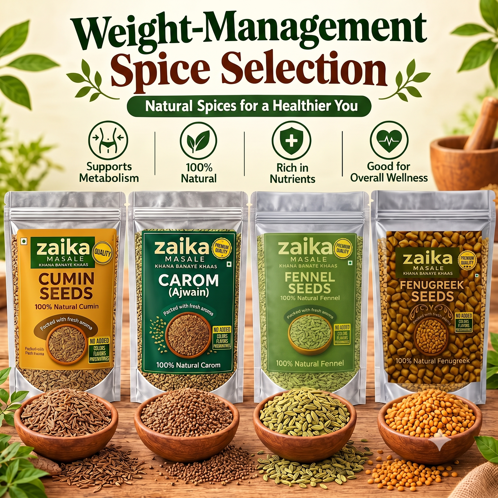 Weight Management Spice Selection